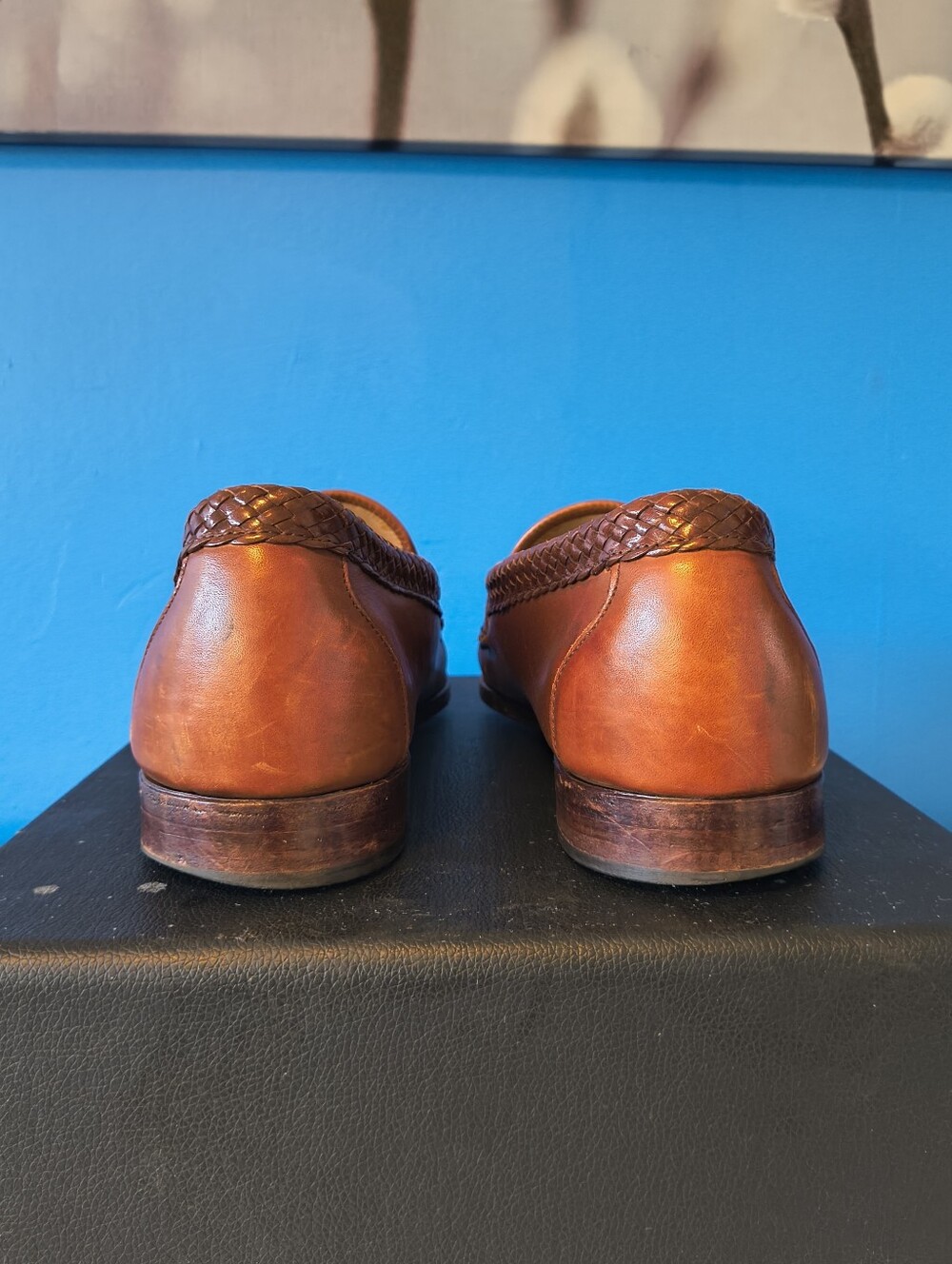 🕰️ Vtg. Allen Edmonds Men's Maxfield Tassel Loafer size 14D - Picture 11 of 11